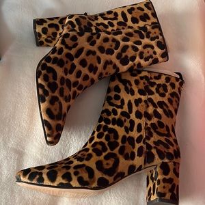 J Crew Hair-calf Ankle Boot